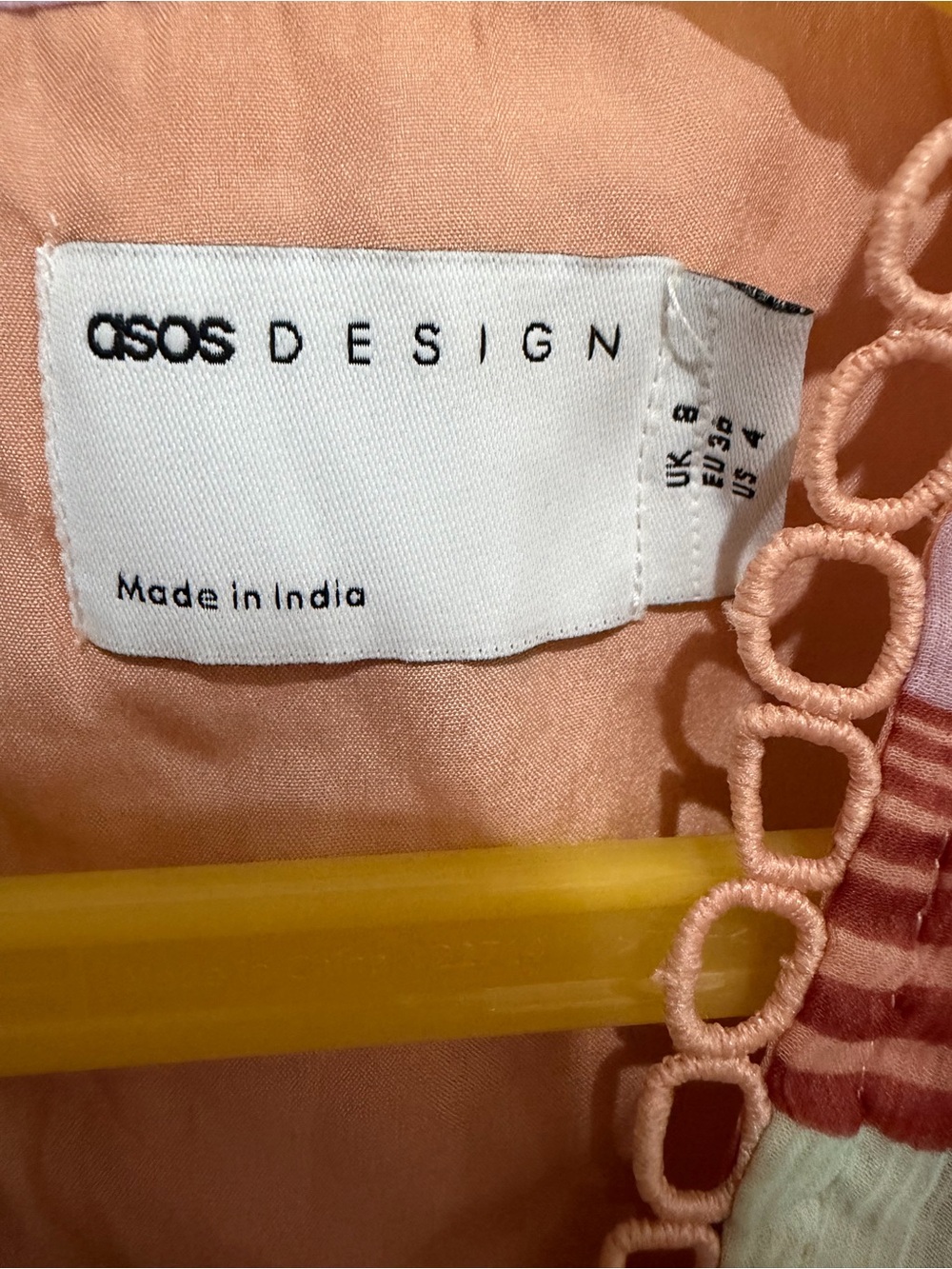 ASOS Multicolor Swirl Ruffle Midi Dress - Picture 5 of 6
